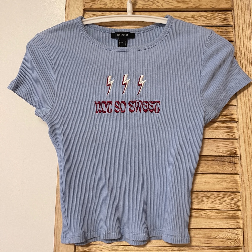 Baby blue shirt